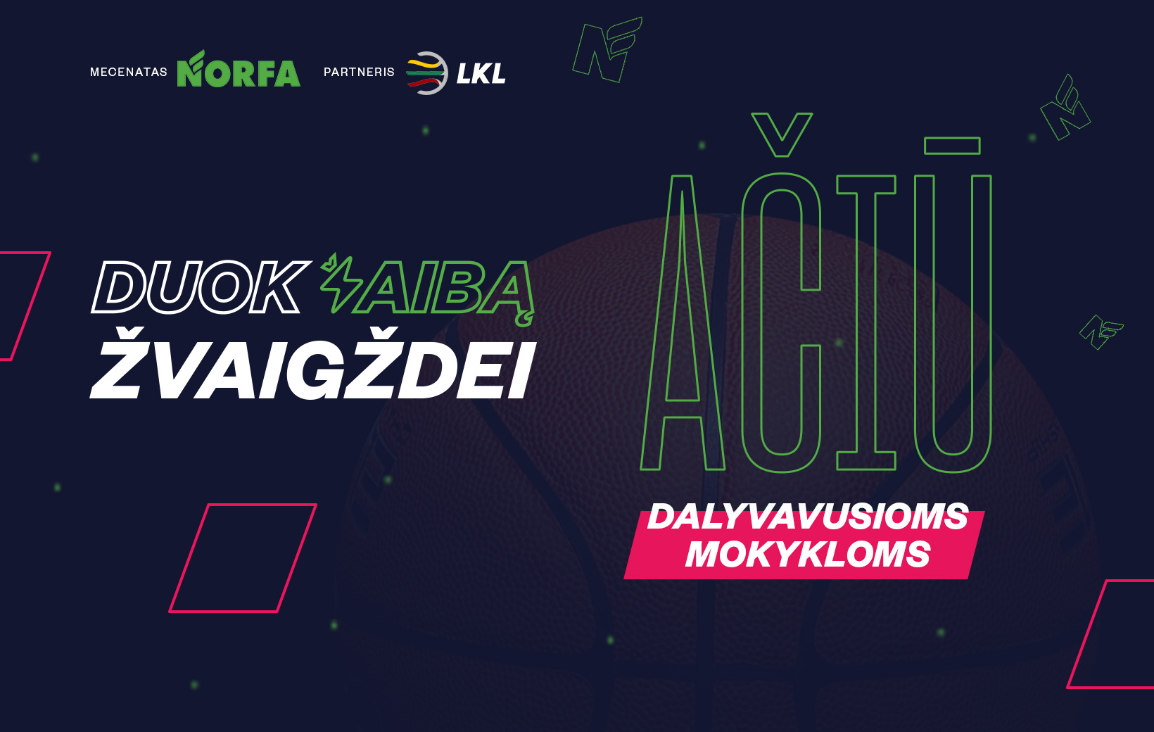 DUOK ŽAIBĄ ŽVAIGŽDEI - AČIŪ