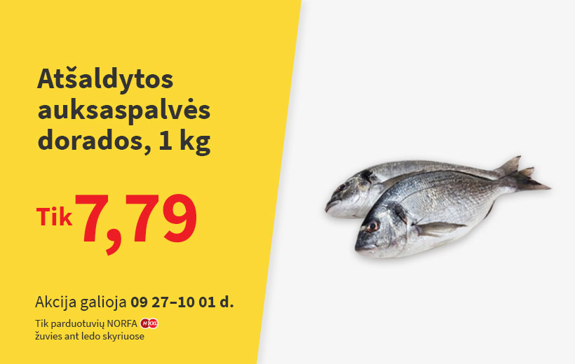 Dorados akcija 09 27-10 01 d.