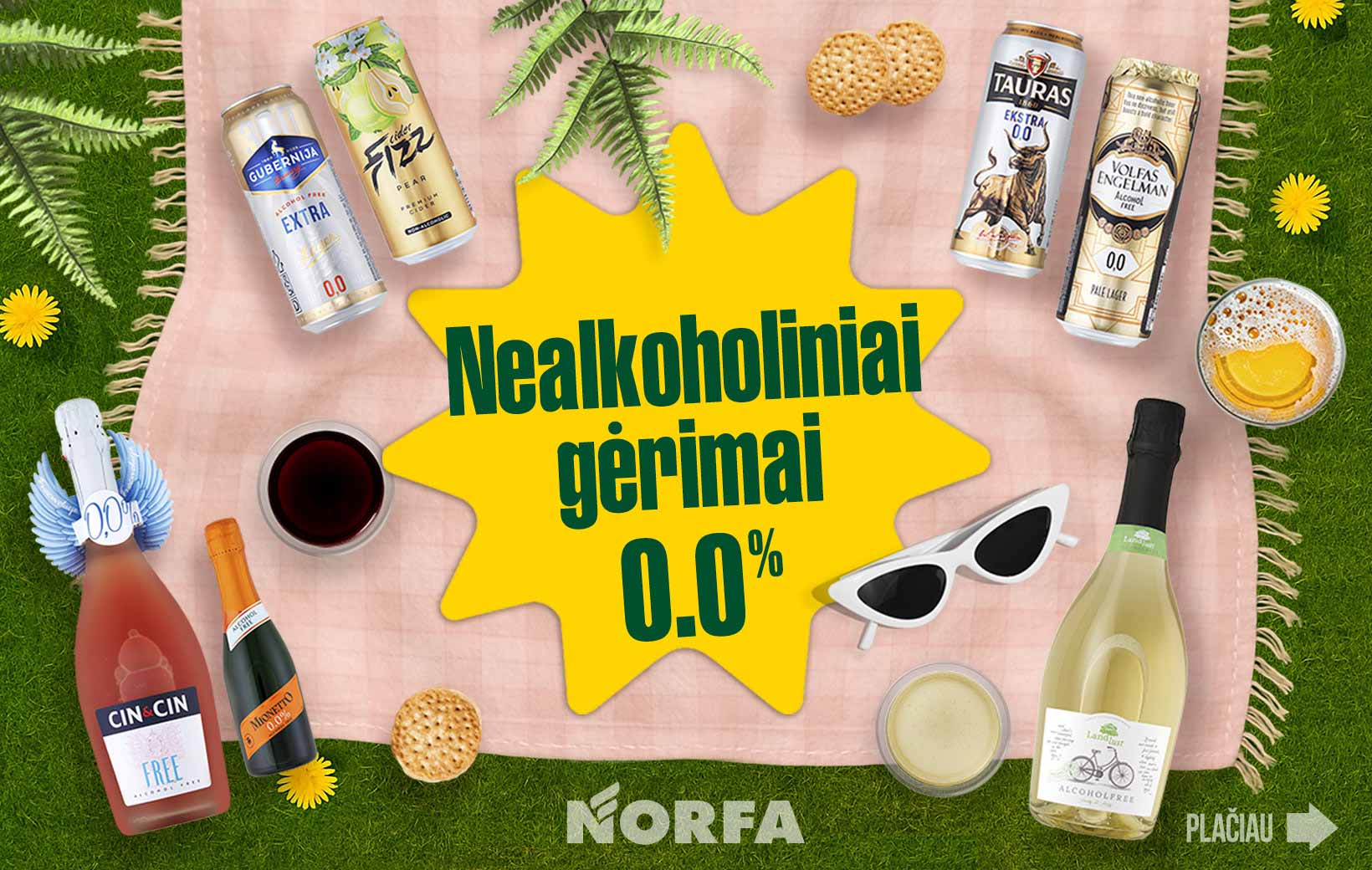 Nealkoholinių gėrimų pasiūlymai