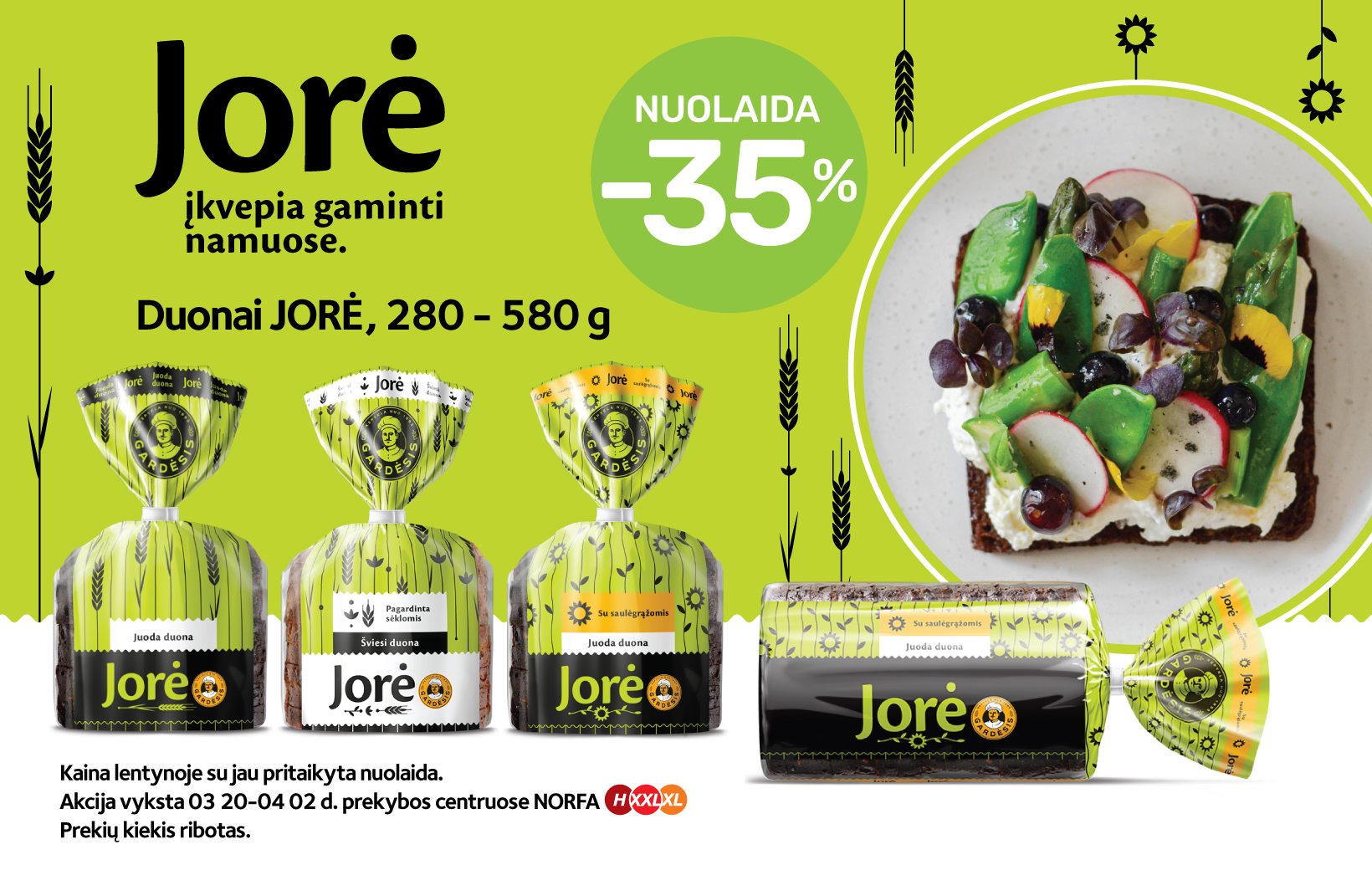 Norfa Baneris JORE 3 duonos 1640x1040 v3
