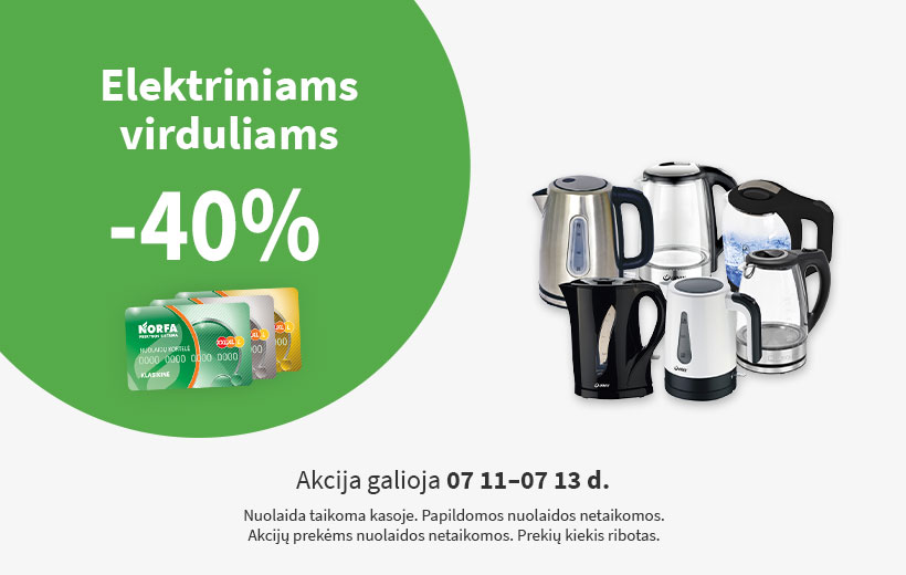 SAVAITGALIO NUOLAIDA elektriniams virduliams 07 11-07 13 d.