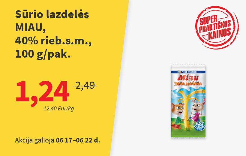 Pasiūlymas MIAU 06 17-06 22 d.