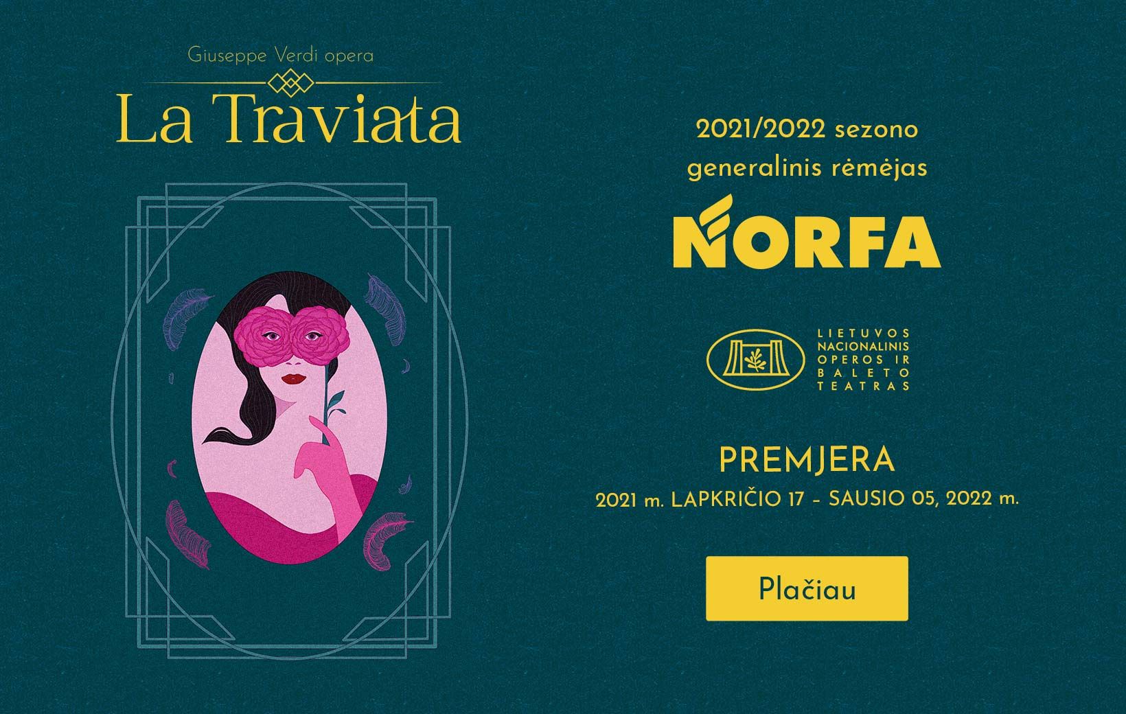 NORFA - Operos ir Baleto teatro 21/22 sezono generalinis rėmėjas