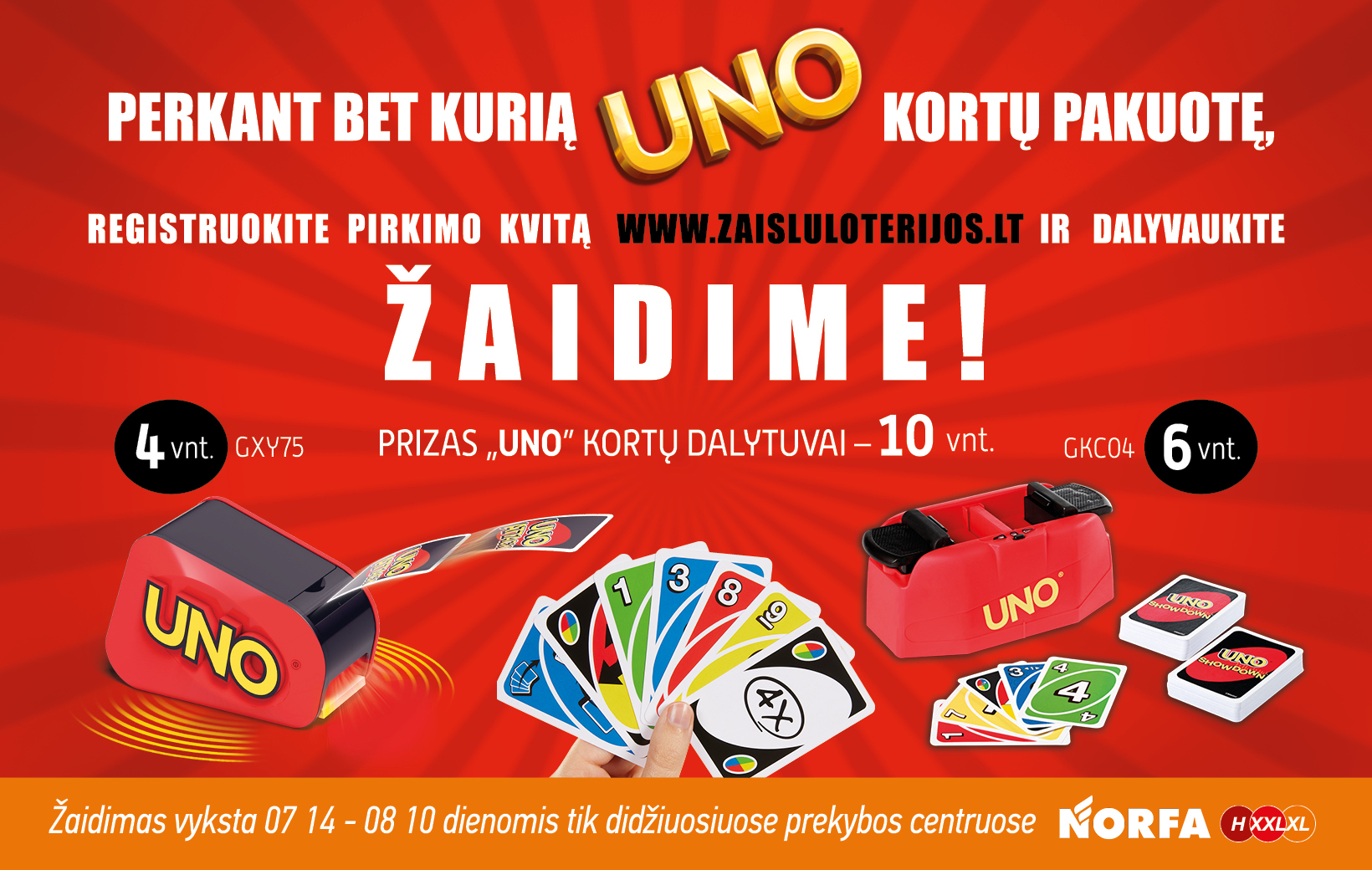 Rimonne UNO kortų žaidimas