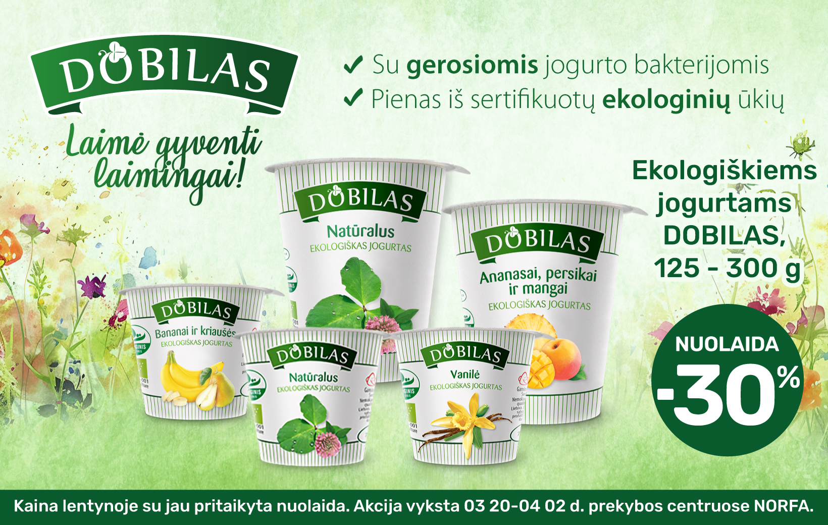 zp111 Dobilas pavasarinis baneris Norfai 1640 x 1040 px LT v3