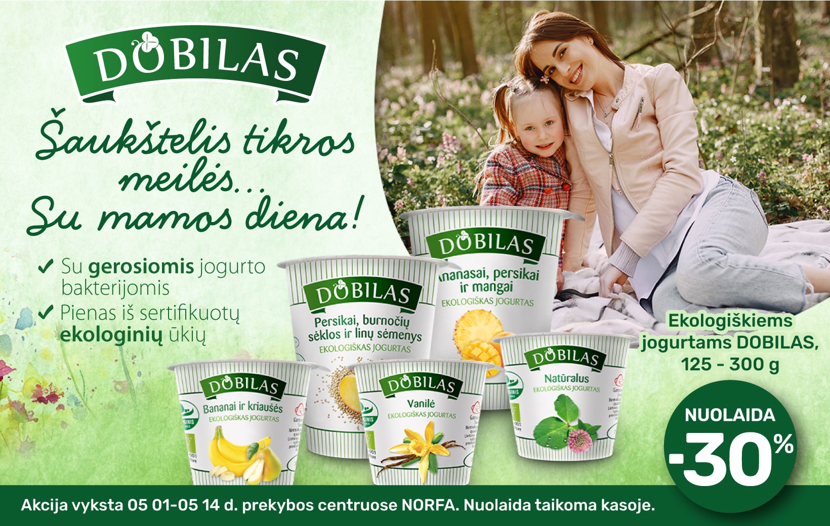 zp114 Dobilas mamos dienos baneris Norfa 1640 x 1040 px LT min v3