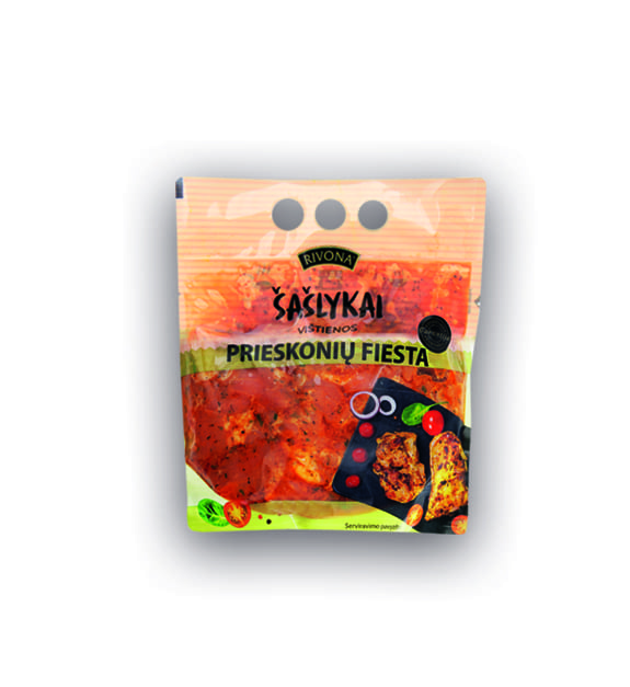Vištienos šašlykas be kaulo PRIESKONIŲ FIESTA, 1 kg