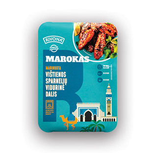 Marinuota vištienos sparnelių vidurinė dalis MAROKAS, 1 kg
