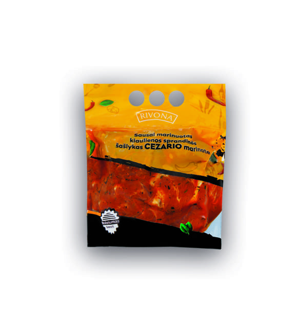 Sausai marin. kiaul. sprandinės šašlykas CEZARIO mar., 1 kg