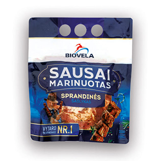 Sausai marinuotas sprandinės šašlykas, 800 g/pak.