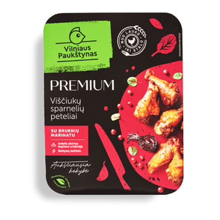 Višč. sparnelių peteliai su bruknių marinatu Premium, 500 g