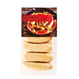 Fasuot.virtos Klasikinės kepamosios dešrelės, a.r., 1 kg