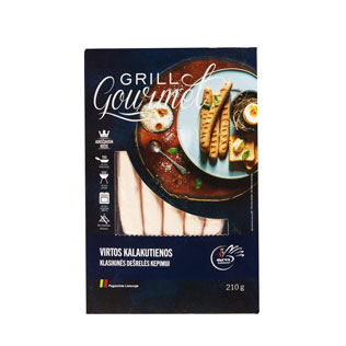 Virtos kalakutienos klasik. dešrelės Grill Gourmet, 210 g/pak.