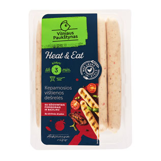 Virtos kepam. dešrelės su džiov. pomid. HEAT&EAT, 270 g/pak.