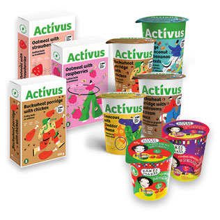 Košėms ACTIVUS ir KAKĖ MAKĖ (įv. rūšių), 45–300 g