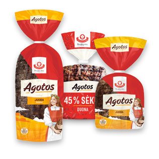 AGOTOS juodai duonai (3 rūšių), 350 g, 375 g