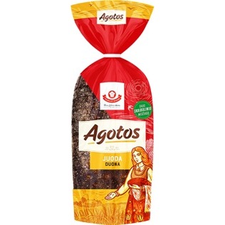 AGOTOS juoda duona, 800 g