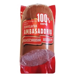 AMBASADORIŲ k. r. servelatas, a. r., 480 g