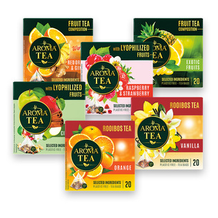 Arbata AROMA TEA (11 rūšių), 35 g/pak., 40 g/pak.
