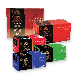 Arbatai CEYLON TEA GARDENS (įv. rūšių)
