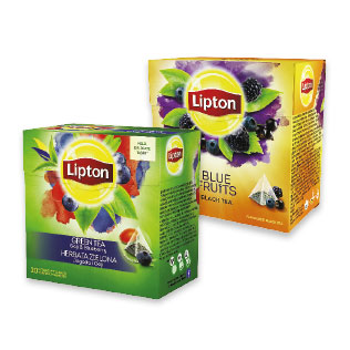 Arbatai piramidės formos maišeliuose LIPTON (įv. rūšių)