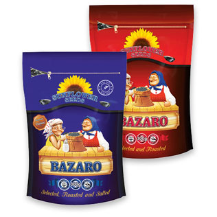 BAZARO sūdytos saulėgrąžos (2 rūšių), 300 g