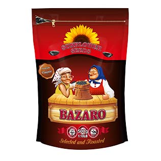 Saulėgrąžos BAZARO juodos, 500 g