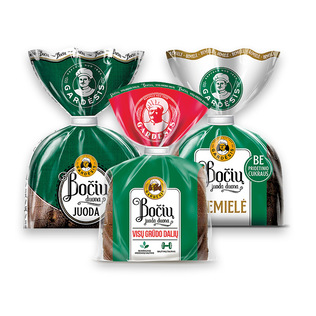 BOČIŲ juodai duona (3 rūšių), 340 g, 400 g, 420 g