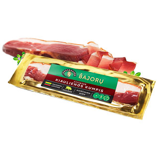 BAJORŲ vytintas kumpis, a. r., 1 kg