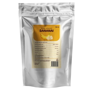 Šalčiu džiovinti bananų griežinėliai SUMMMER, 100 g