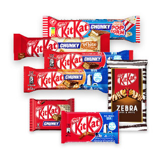 Batonėliams NESTLE KIT KAT (įv. rūšių), 40–168 g