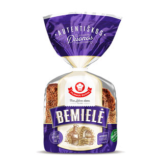 BEMIELĖ juoda duona, 450 g