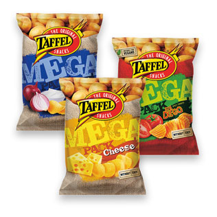 Bulvių traškučiai TAFFEL MEGA PACK (3 rūšių), 250 g