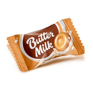Sveriami saldainiai BUTTER MILK, 1 kg