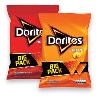 Kukurūzų traškučiai DORITOS, 2 rūšių, 180 g