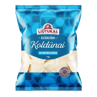 Šaldyti DZŪKIŠKI koldūnai su mėsos įdaru, 1 kg