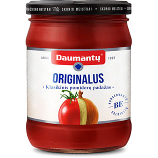 DAUMANTŲ ORIGINALUS pomidorų padažas, 950 g
