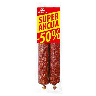Šaltai rūkytų dešrų rinkinys SUPER, 280 g/rink.