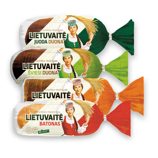 Duonai ir batonui LIETUVAITĖ (4 rūšių), 350 g, 500 g, 800 g
