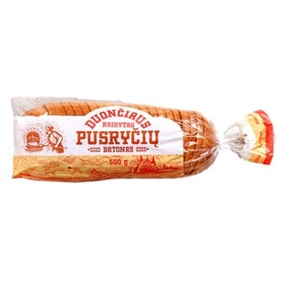 DUONČIAUS PUSRYČIŲ raikytas batonas, 500 g