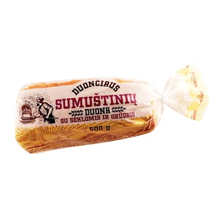 DUONČIAUS sumuštinių duona su sėkl. ir grūd., 500 g