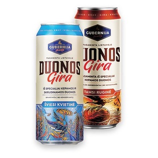 Duonos gira GUBERNIJA (4 rūšių), skardinė, 0,5 l