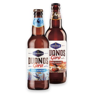 Duonos gira GUBERNIJA (4 rūšių), stiklas, 0,5 l