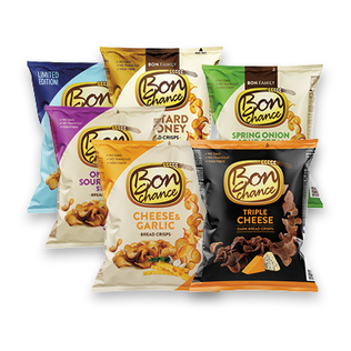 Duonos traškučiai bon chance (8 rūšių), 120 g