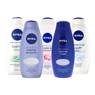 Dušo gelis NIVEA CREME (5 rūšių), 750 ml 