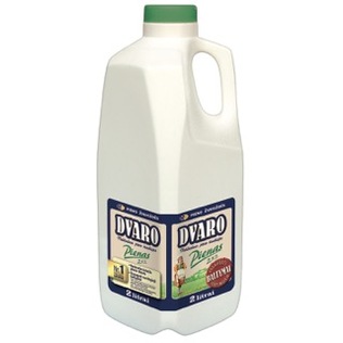 DVARO pienas, 2,5% rieb., 2 l