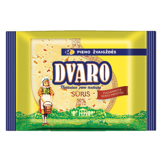 DVARO fermentinis sūris, 50% rieb. s. m., 240 g