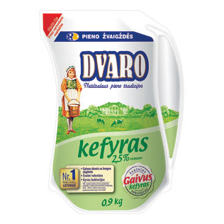 MŪSŲ DVARO kefyras, 2,5% rieb., 0,9 kg, ąsotėlis