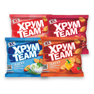 Džiūvėsiai HRUM TEAM, 4 rūšių, 100 g