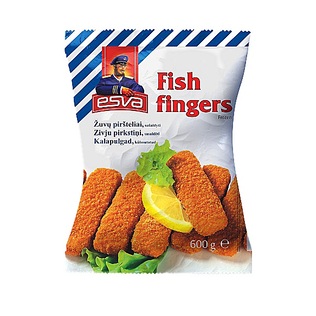 Šaldyti žuvies piršteliai ESVA, 600 g